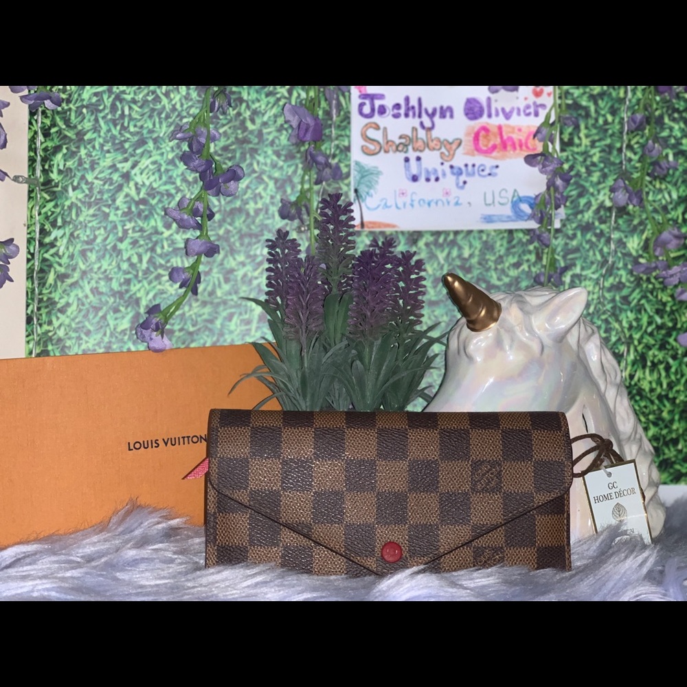 Louis Vuitton Josephine Damier Ebene Long Wallet